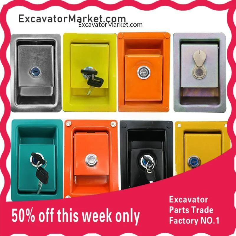 

Высококачественный замок для боковой двери Kato, боковая крышка, аксессуары, антикоррозийный и толстый высококачественный экскаватор, бесплатная доставка