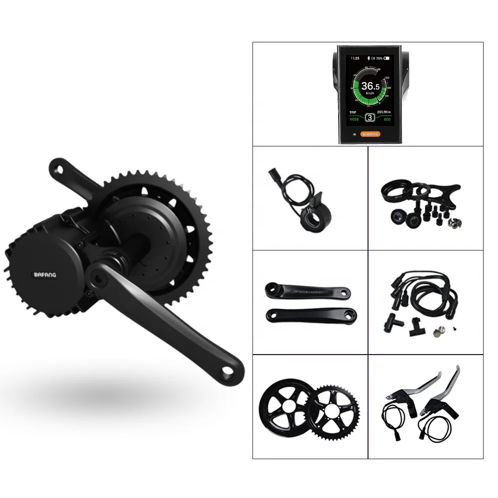 

Ready to ship bafang 8fun bbs02 48v 750w mid drive motor bbs02b other electric bicycle parts kit ebike