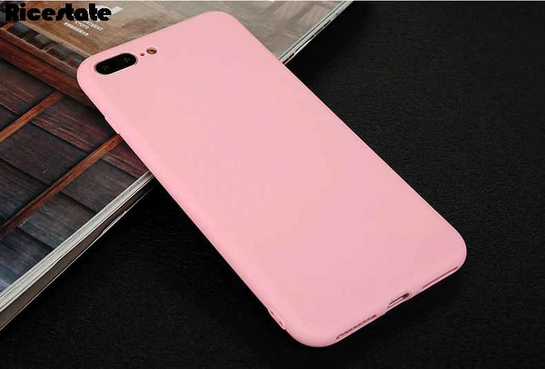 Chic Candy Color Silicone Phone Case - Soft & Stylish Protective Cover