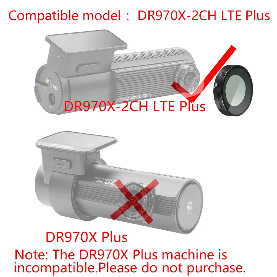 BlackVue DR970X PLUS 2CH LTE - 4K Sony Starvis 2 Front And Rear Dash Cam - View #12