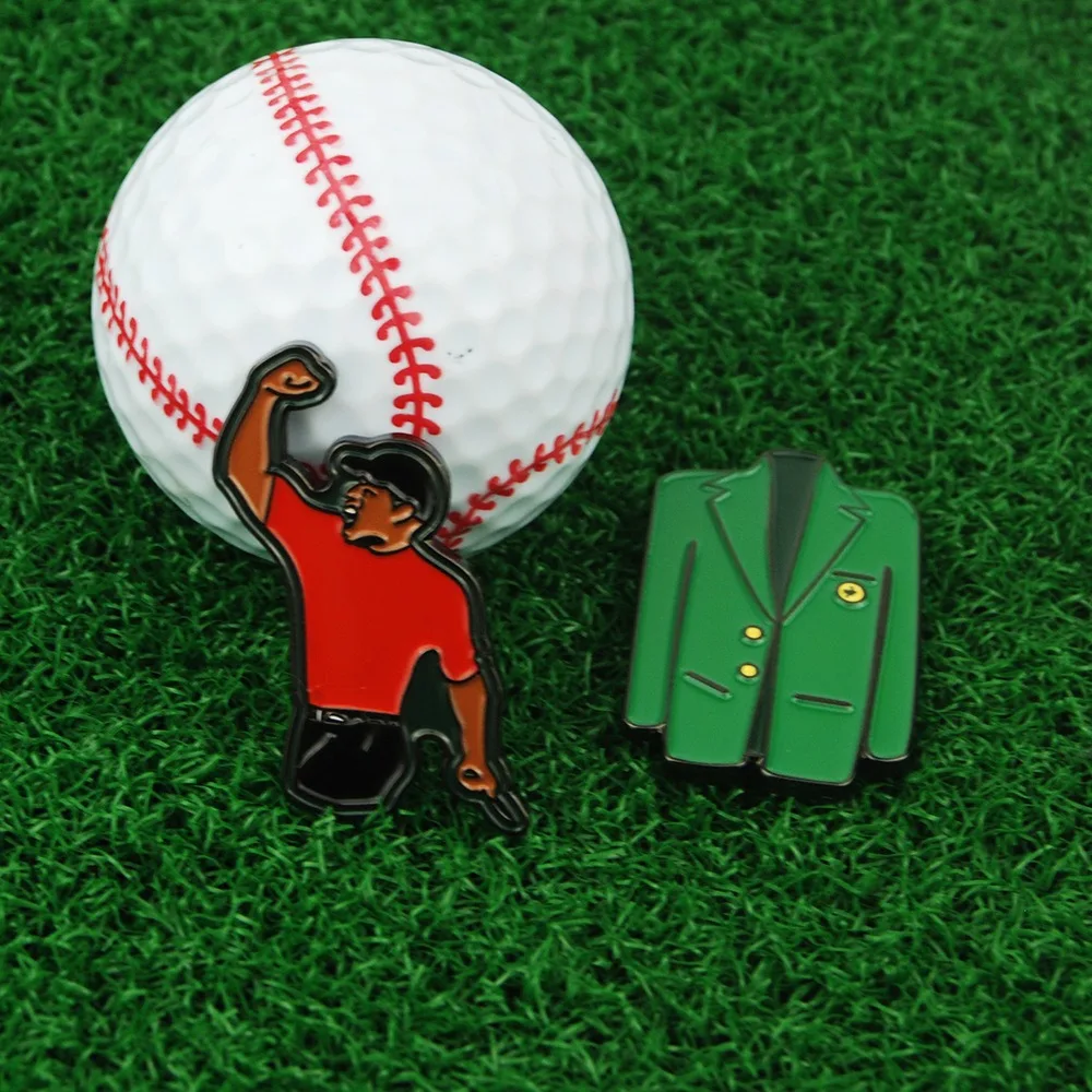 Durable Alloy Marker Golf Ball Mark Tiger Magnet Golf Hat Clip Green Jacket Multicolor Clip Marker Men Women