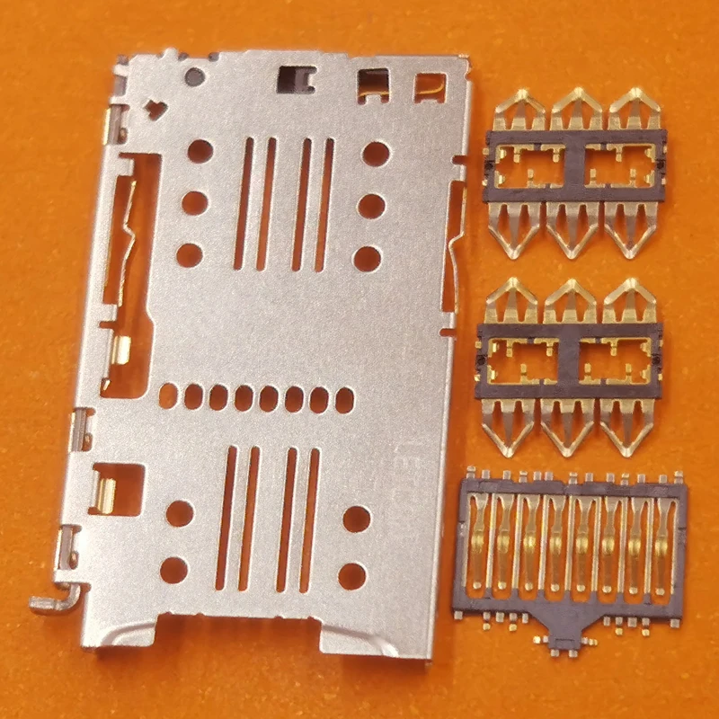 2 набора, слот для считывания SIM-карт, разъем, держатель, штекер для Motorola Moto xt3528 G6Play G9Play G6 G9 Play XT2083 E7 Plus XT2081