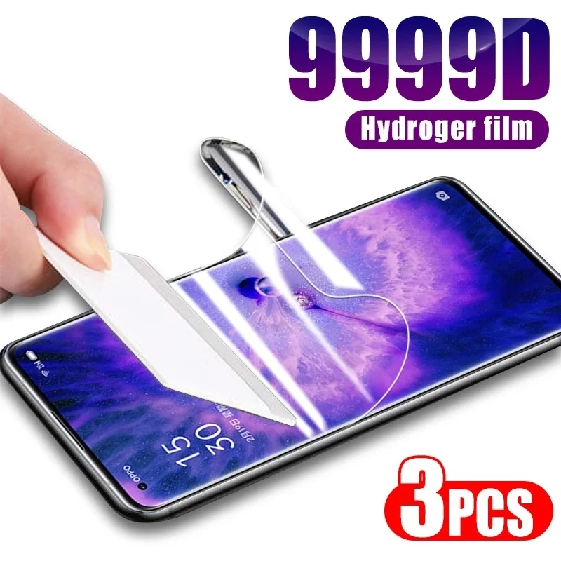 OPPO 용 3PCS 하이드로 겔 필름 X6 X3 X2 X5 Pro 네오 스크린 프..