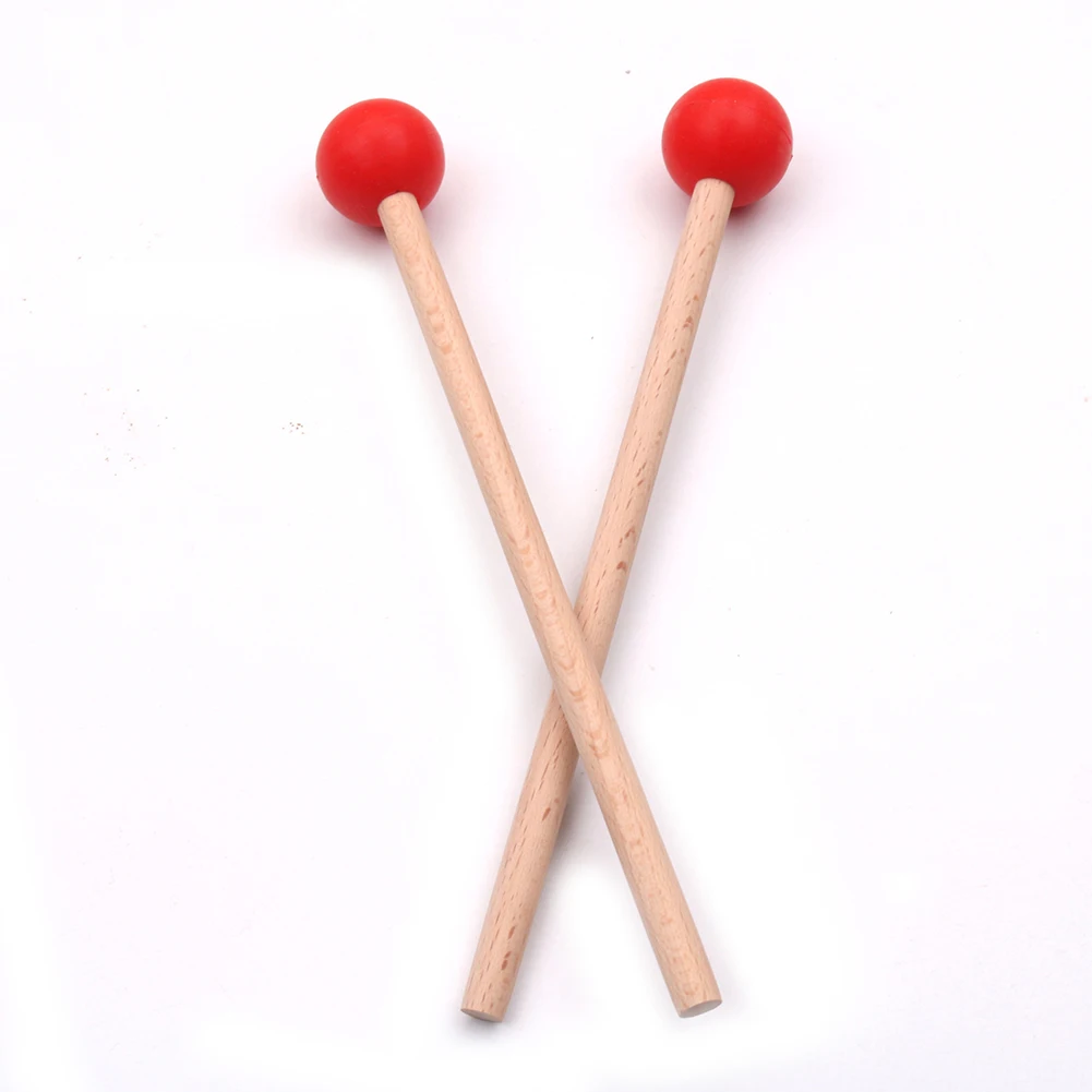

Wooden Kids Beaters Drumsticks Mallet Percussion Accessorys For Xylophone Drum 185mm Drum Practice Tools For Beginners