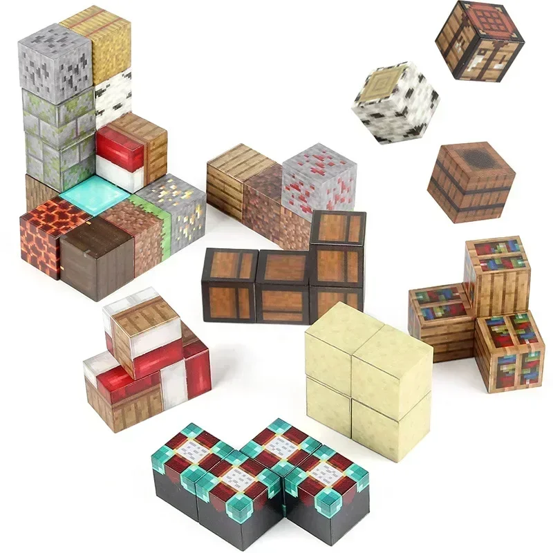 DIY Magnetic Building Blocks Set for Kids