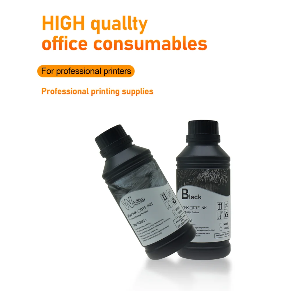 500ML*6 UV LED UV Ink Curable Curing Ink For Epson L805 R1390 L1800 DX5 XP600 Pinthead For Flatbed Inkjet Printer