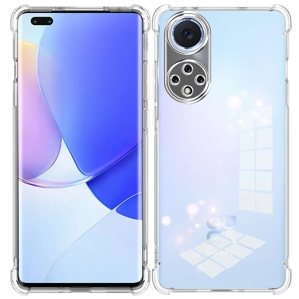 Shockproof TPU Clear Silicone Phone Case with Airbag Protection - Soft and Durable Back Cover