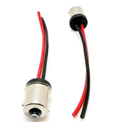 Universal Car Light Socket Adapter with Extended Wire - 10cm (1156 male plug)