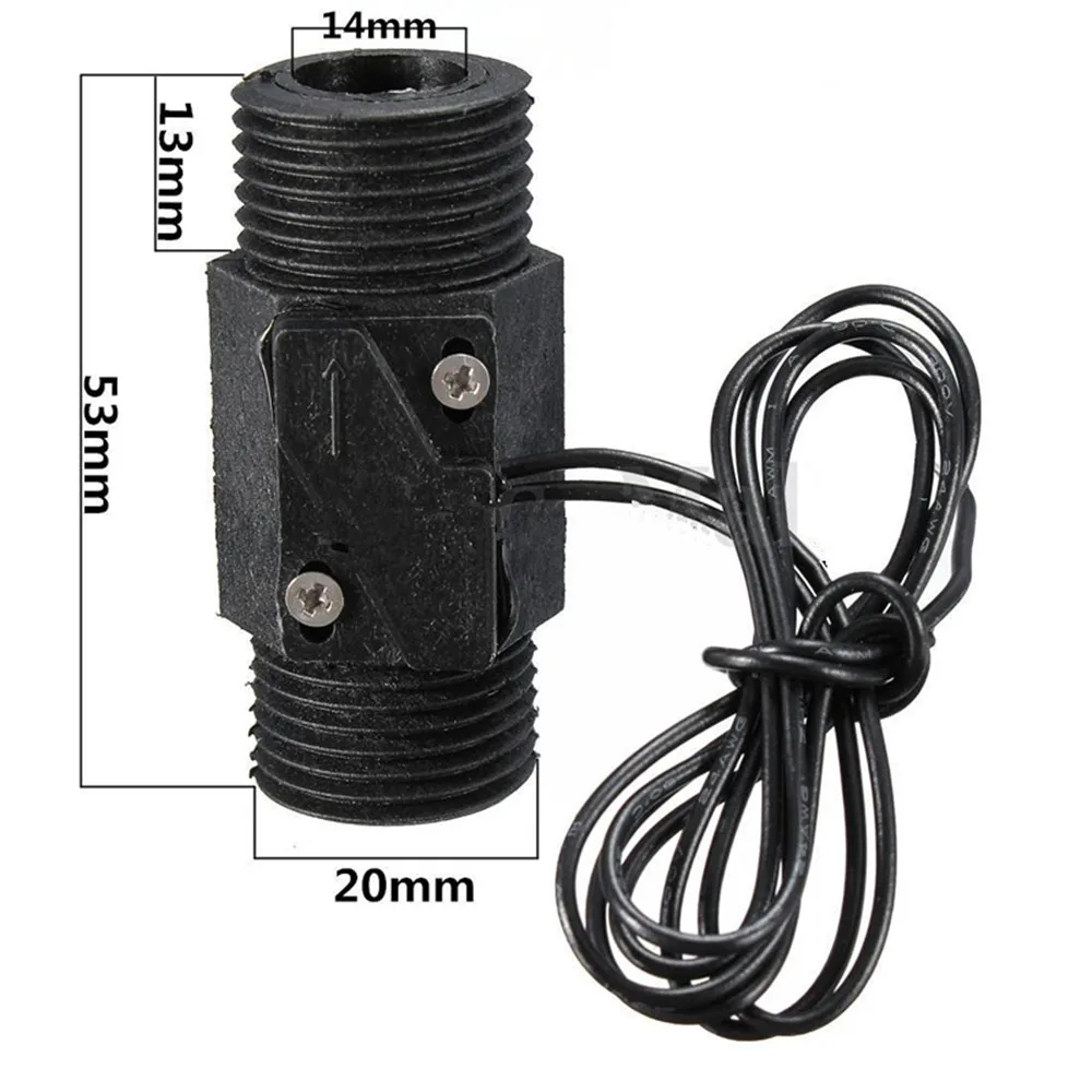 Water Flow Sensor AC 220V 3A 22MM Magnetic Water Flow Switch Liquid Circulation Pump Automatic Water Flow Sensor Switch