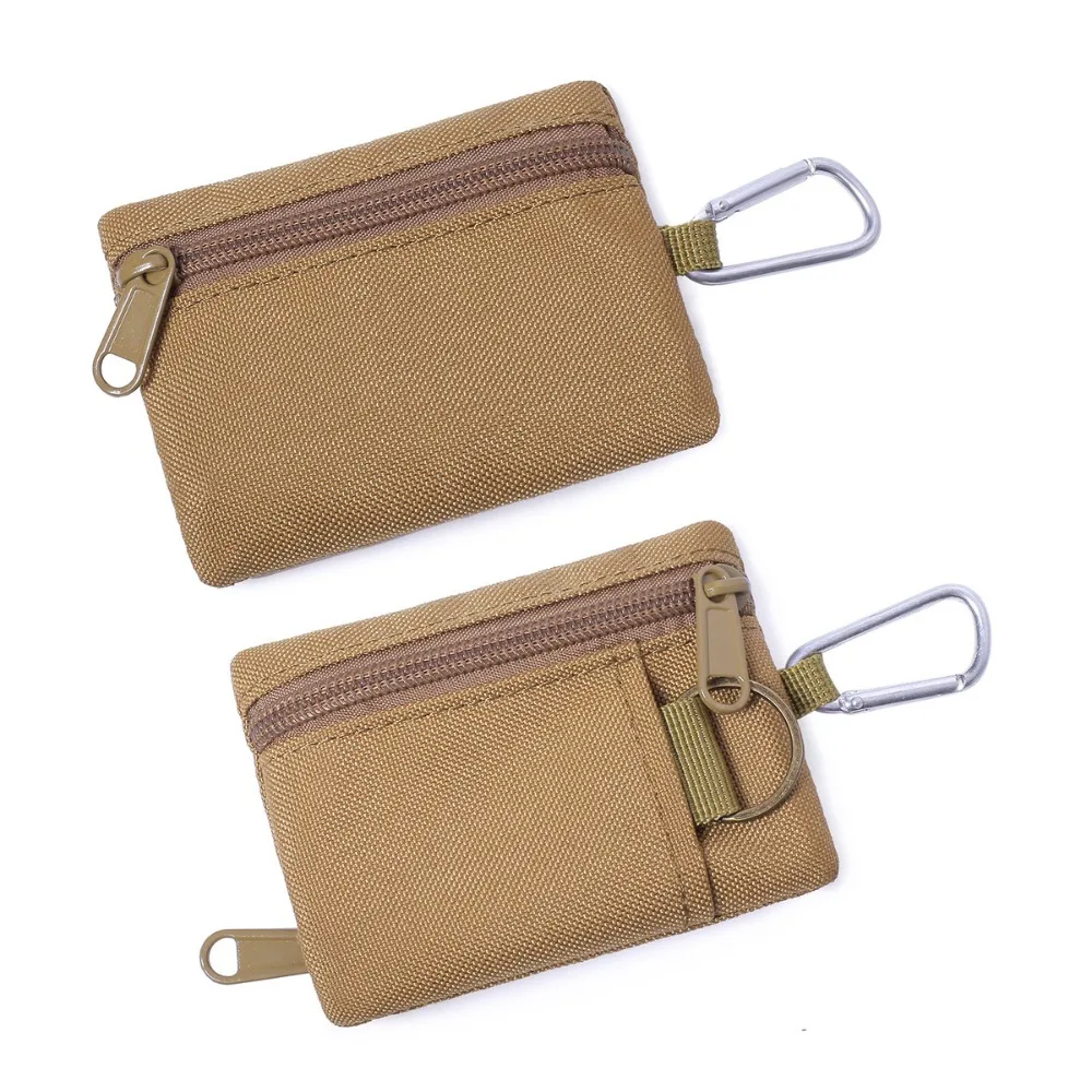 Outdoor EDC Molle Pouch Wallet Zipper Waist Fanny Pack Mobile Phone Pouch Belt Waist Bag EDC Gear Bag