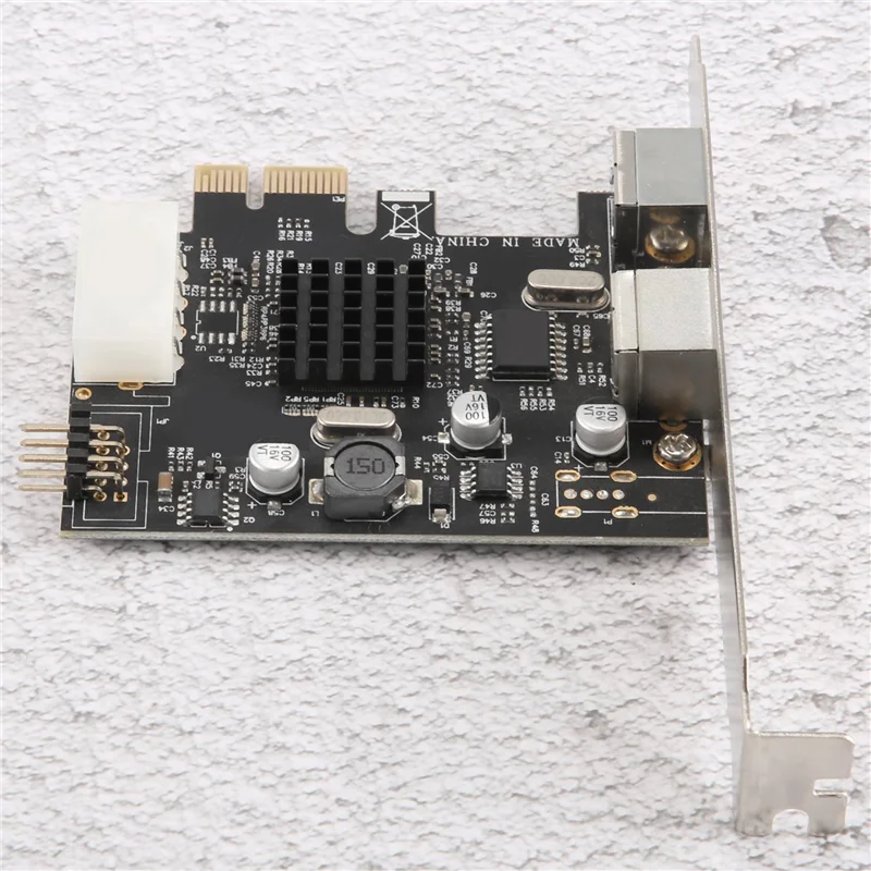 

Плата расширения PCI-E PS2 с двумя портами, внешняя плата расширения устройства PS2, не требует драйверов, подключи и играй для ПК