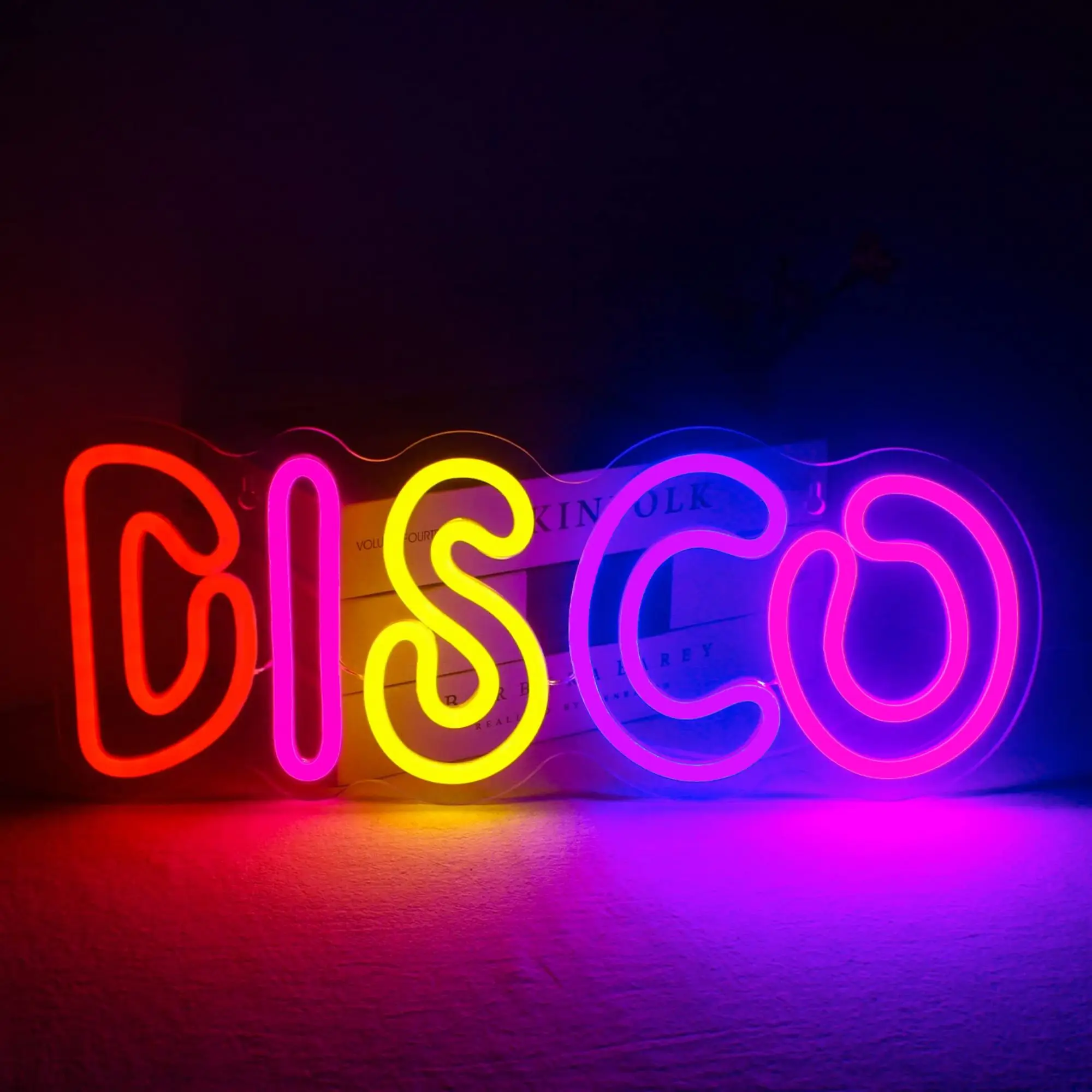 

Disco Neon Signs for Wall Decor, USB LED Neon Light Sign for Disco Bar Music Pub Bedroom Game Room Decor Disco Lover Dance Gift