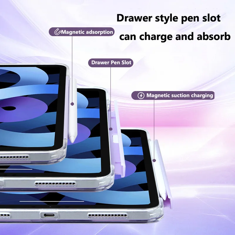 Inateck Ultraléger Clavier iPad Bluetooth pour A16 2025 iPad 11/10 eme
