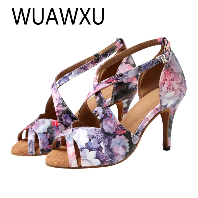 Latin dance shoes become sexy dance shoes National standard dance shoes Walking show dance shoes Women adult professional dance