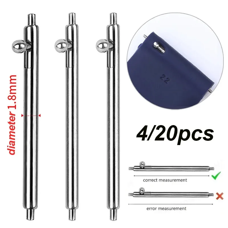 Stainless Steel Quick Release Watchband Link Pin Set