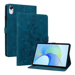 Premium Leather Tablet Case for 11.5 Devices - Elegant and Durable Protection (Blue)