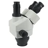 3.5X 90X 180X Simul-Focal Double Boom Stand Trinocular Stereo Zoom Microscope 48MP 4K HDMI USB Camera 144 LED Light Microscopie 5