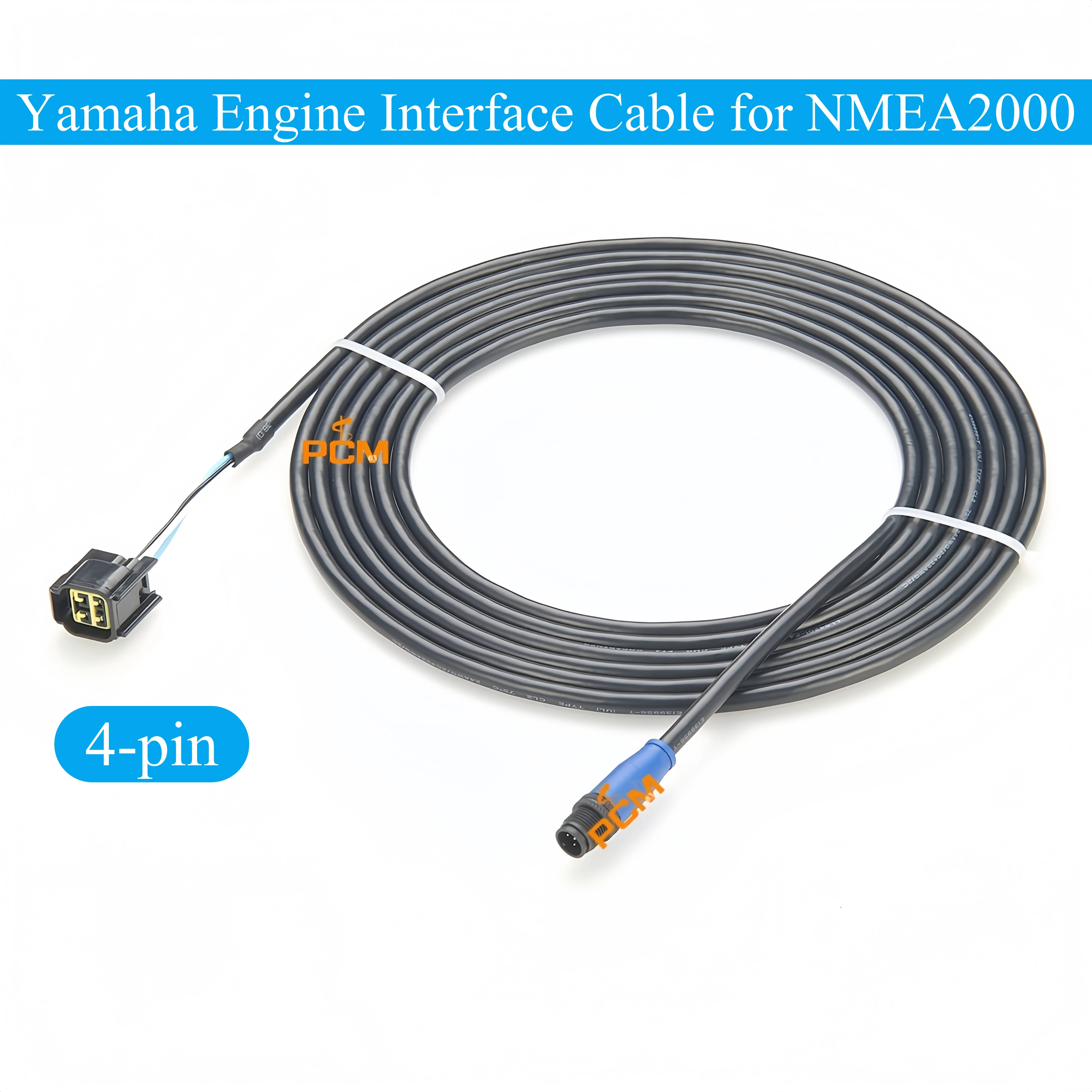 NMEA2000 N2K 4핀용 Yamaha 엔진 인터페이스 케이블 Lowrance 및 Simrad 000-0120-37, Navico CommandLink Network T와 호환 가능