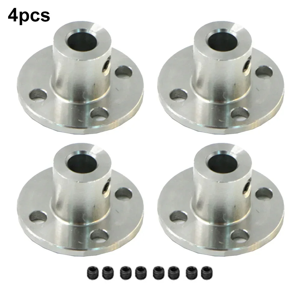 Flange Coupling Motor Guide Shaft Coupler Motor Connector rigid flange coupling shaft coupler shaft connector rigid shaft coupler Power Tools Accessories Plug 6mm With Screws 4pcs