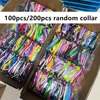 100/200pcs Wholesale Pet Cat Collar Safety Bow Dog Collar With Bell Small Dogs Adjustable Puppy kitten Collar Pet Accessories 3