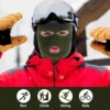 Ski Mask for Men Three Hole Wool Hat Balaclava Warm Full Face Cover 3-hole White Beanie Knit Knitting Miss 3