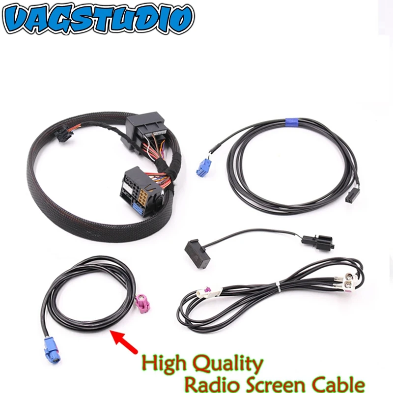 Per Golf 7 Mk7 Passat B8 Tiguan Octavia Skoda Mqb Mib2 Std2 Zr Nav Scopri Pro Aggiornamento Radio Installa Cavo Adattatore Cablaggio