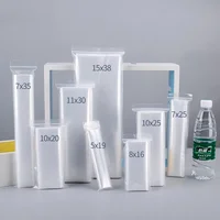 100pcs Long Strip Self Sealing Bag PE Transparent Waterproof Moisture-proof Sealing Sack Thick Plastic Sealed Packaging Bags 1