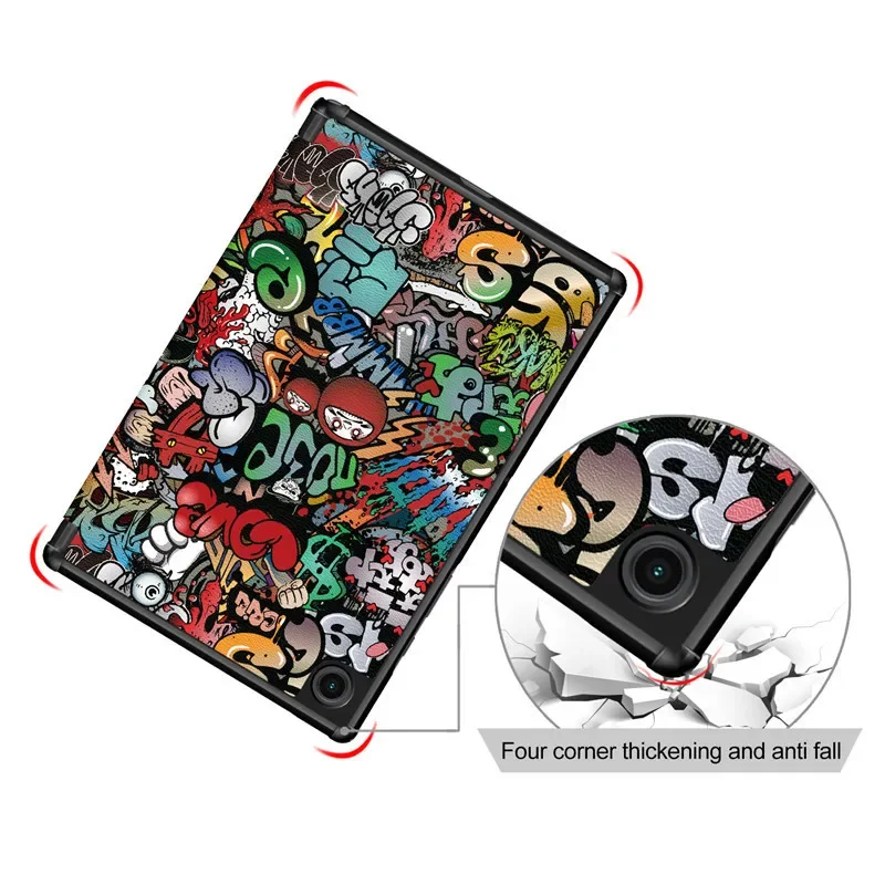 Case For Samsung Galaxy Tab A8 Tablet Adjustable Folding Smart Cover for Samsung Galaxy Tab A8 10.5 SM-X200 SM-X205 funda