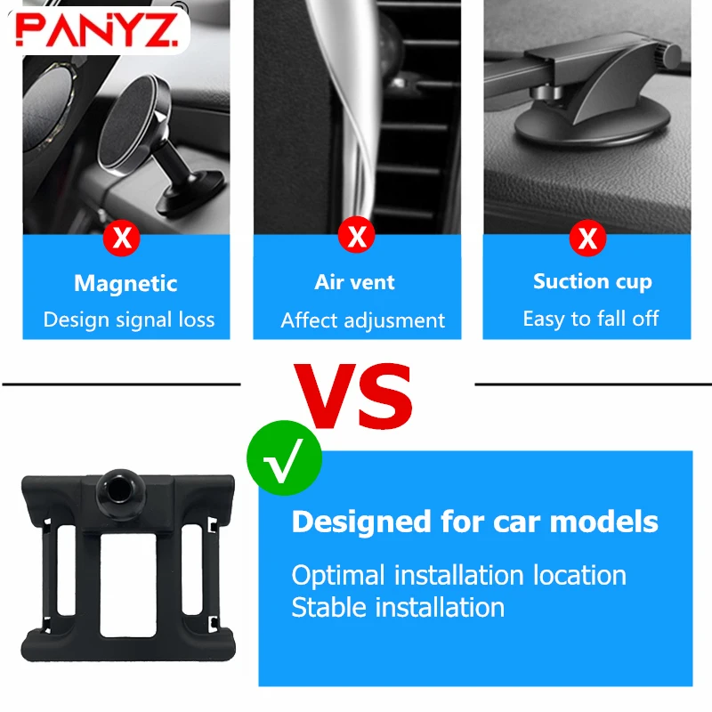 Car Phone Holder For Mazda CX-5 Air Vent 360 Degree Rotation Interior Dashboard Holder Cell Support Phone Bracket