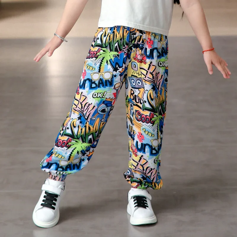Children Pants 2-10Y Boys Girls Joggers Trousers