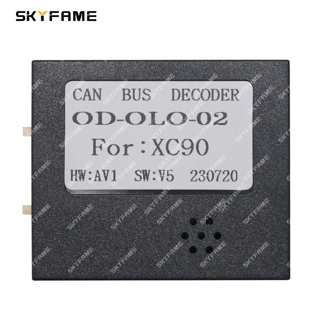 SKYFAME Car 16Pin Wiring Harness Adapter Canbus Box Decoder Android Radio Power Cable For Volvo XC90 S90 V90 OD-OLO-02 car accessories cable audio cables automobile connector