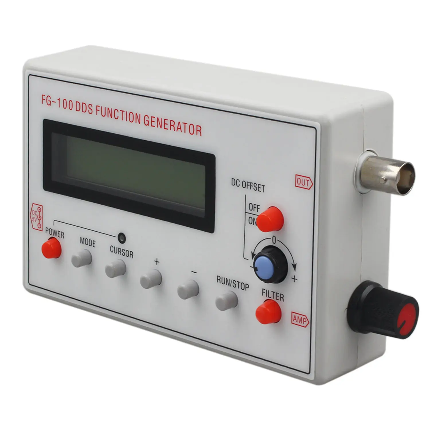 

FG-100 DDS функция генератора сигналов, счетчик частоты 1 Гц-500 кГц