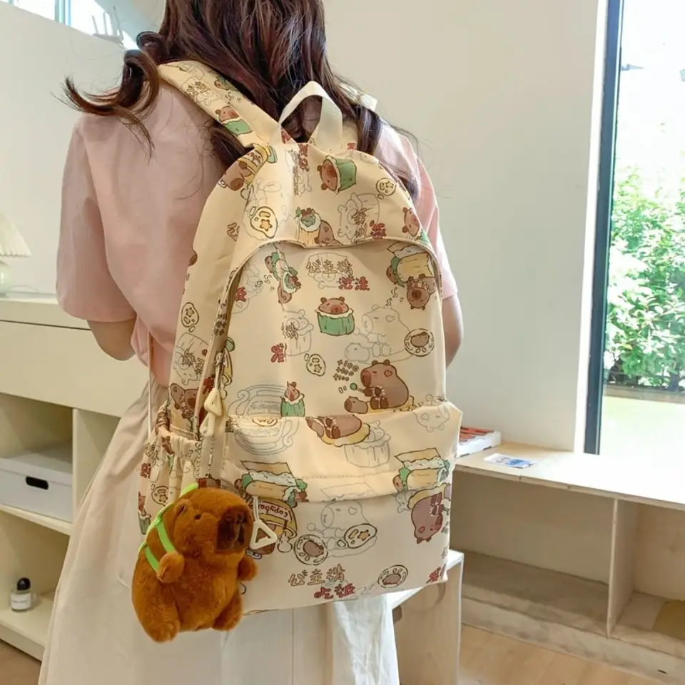 Grote capaciteit Kawaii Capybara Multi Layered Gescheiden Kantoorbenodigdheden Tas Pennenzak Cosmetische Tas School Kantoorbenodigdheden Kantoorbenodigdheden kopen vanaf een prijs van 6.49