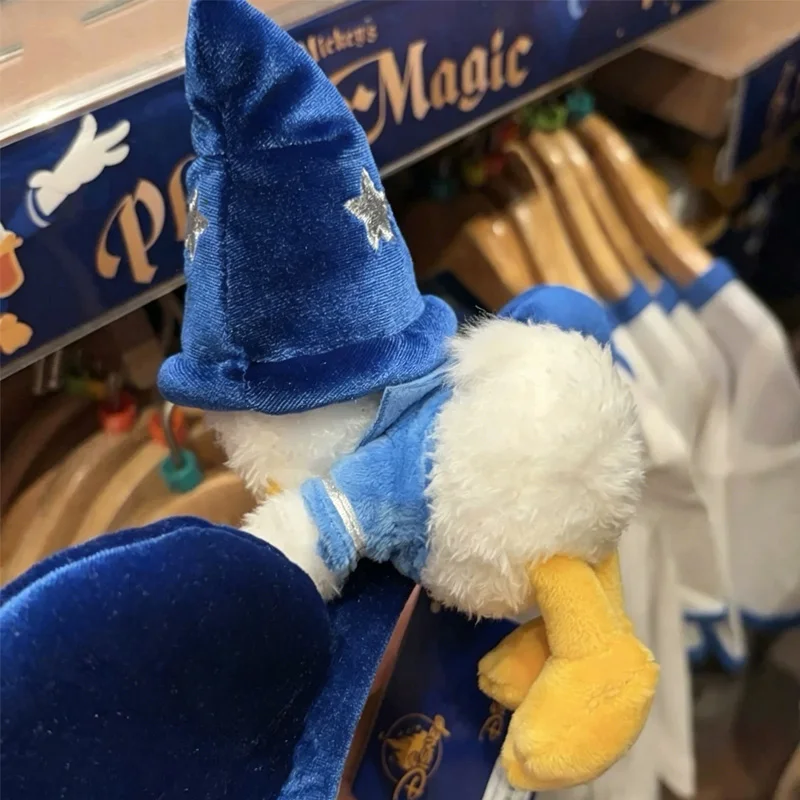 디즈니 마법사 도널드 덕 머리띠 블루 벨벳 음표 미키 귀 머리띠 홍콩 디즈니랜드 독점 헤어 액세서리