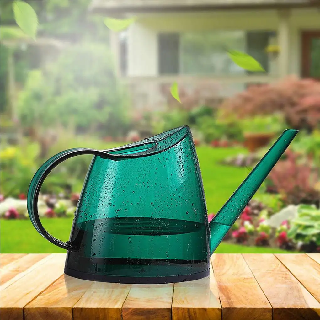 1.4L Watering Can Transparent Long Spout Watering Kettle Nordic Style Garden Watering Pot For Indoor And Outdoor Watering Plants