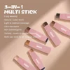Double Head Multi-function Concealer Contour Stick Private Label Full Coverage Waterproof Brighten Custom Logo Makeup Wholesale 4