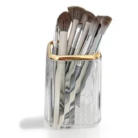Luxury Makeup Brush Organizer Desktop Cosmetic Storage Box Office Pen Case Make Up Brushes Organizer Lipstick Sundries Holder 1