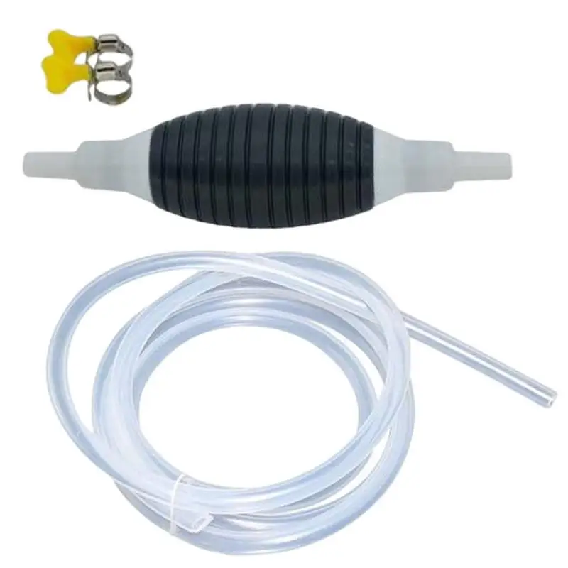 

Gases Siphon Hose Gasolines Siphon Hose Fuels Transfer Pump With Durable PVC Hose Stainless Steel Clamps Oil Water Fuels