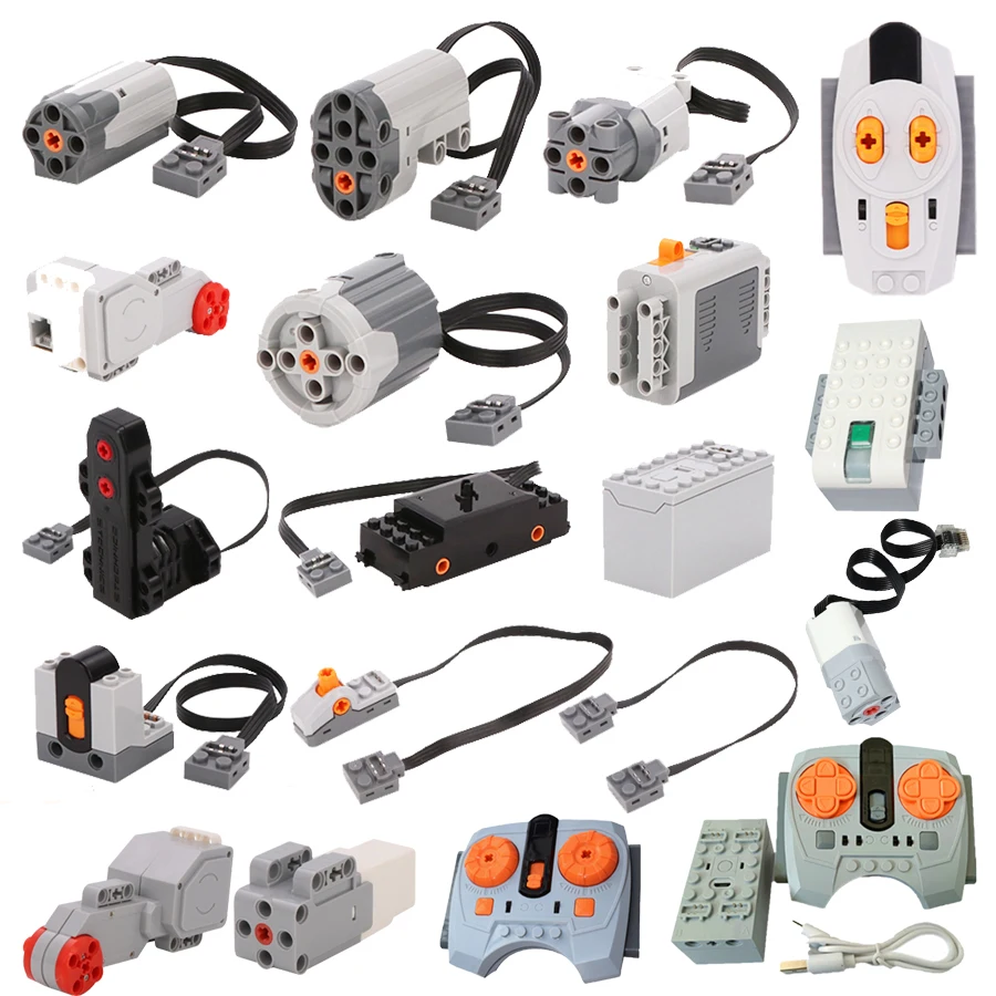 Power Function Building Block Technical Motor Parts Multi-Tool