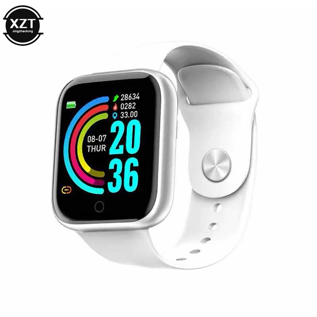 Bluetooth Smart Watches Waterproof Sport Fitness Tracker Smart Bracelet Blood Pressure Heart Rate Monitor Y68 Smartwatch