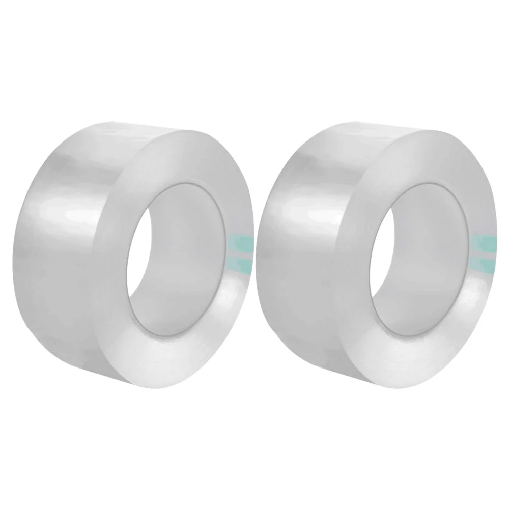

2 Rolls Acrylic Waterproof Sticker Tape Toilet Caulk Adhesive Self Strip Strips Clear Professional Seam for Bottom