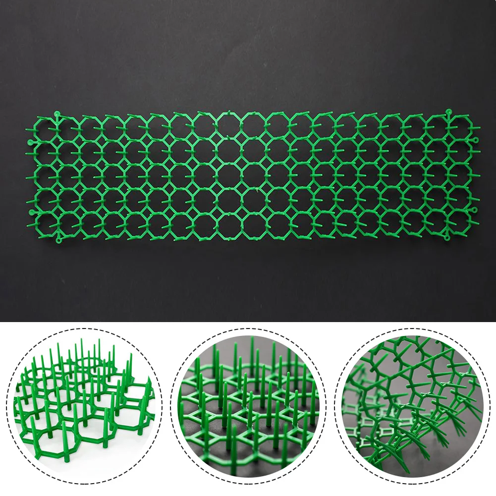 Mat Spike Cat Mats Prickle Protection Plastic Strip Yard 13cmx49cm Dig Stop Outdoor Living Garden Accessories
