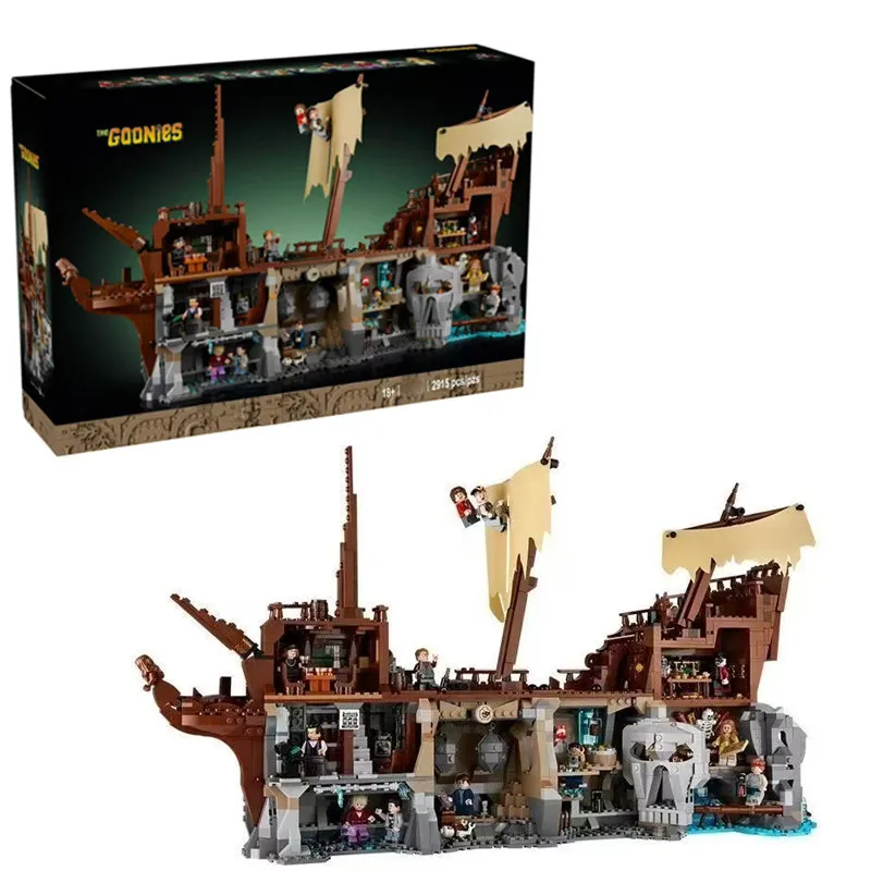 2912pcs 아이디어 크리에이티브 시리즈 The Goonies 소년과 소녀 교육용..
