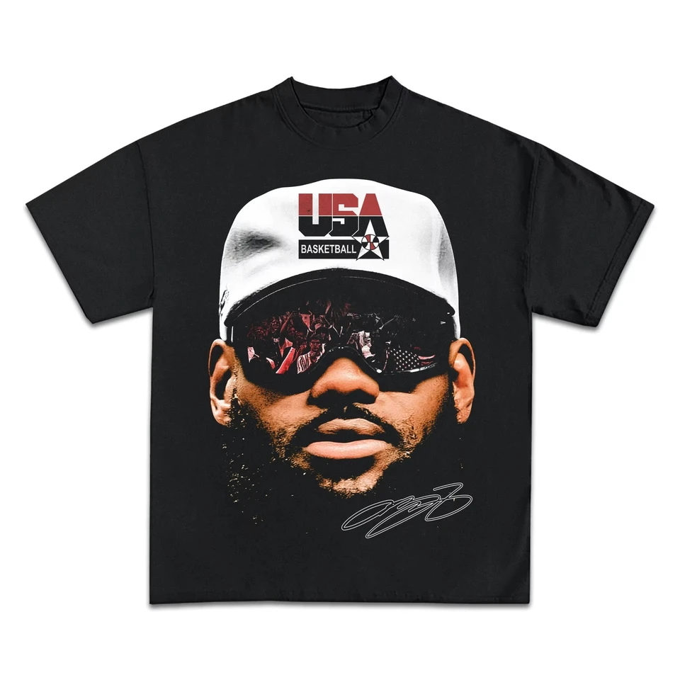 LeBron James Basketball Star Cotton T Shirt