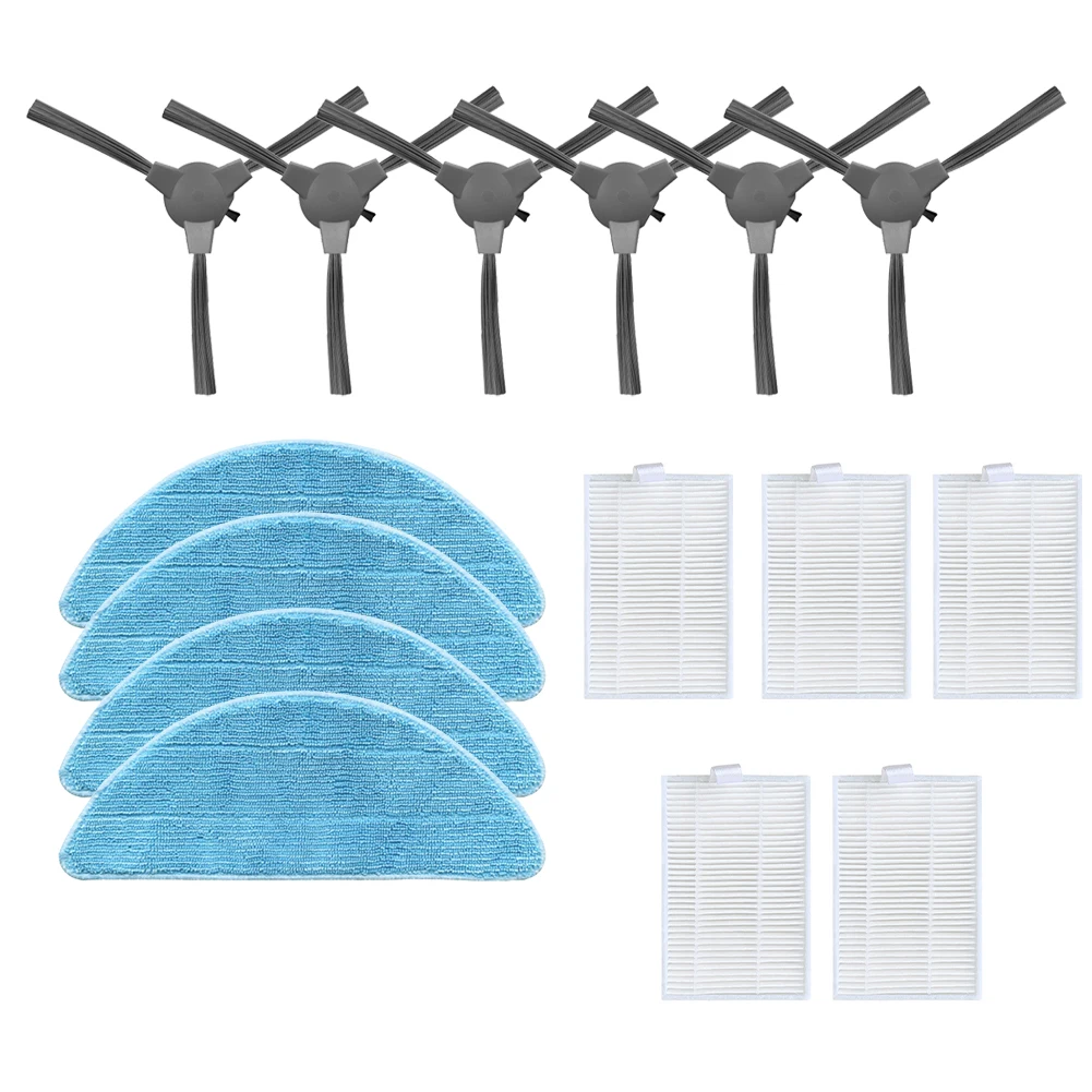 

15pcs/set Filter+Side Brush+Mop Cloth For SUZUKA PRO GEN 2 Robot Vacuum Cleaner Parts Accessories