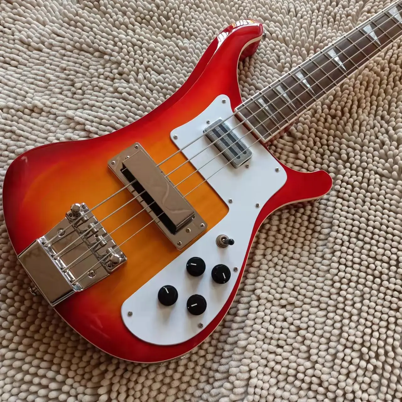 2022!Rickenback 4003 fireglo электрические басы прозрачные вишневые CS 4 струны для гитары Ricken