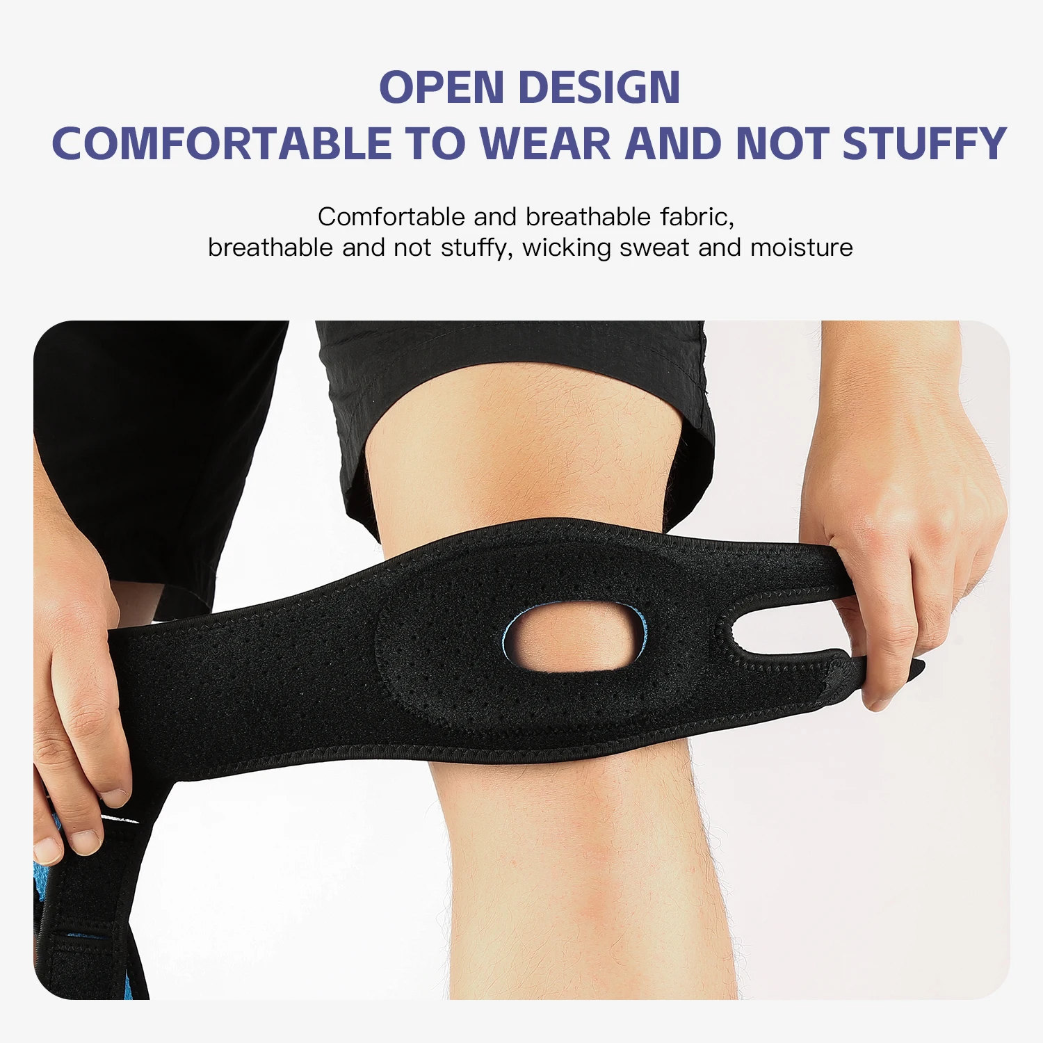 Sports Patella Strap Running Jump Rope Fitness Knee Protection Meniscus Professional Equipment Knee Protectors