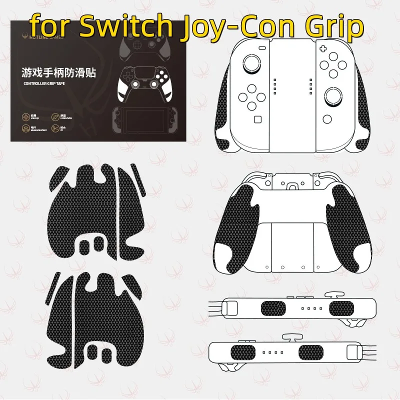 1 Confezione Originale Hotline Games Controller Grip Tape Per Switch Joy-Con Grip, Antiscivolo, Traspirante, Facile Da Applicare, Molto Resistente
