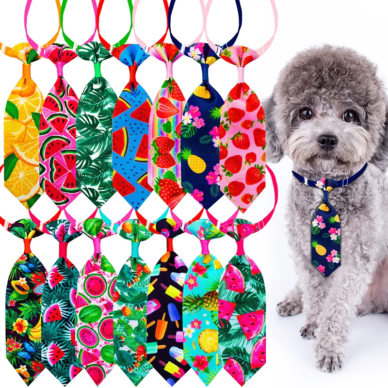 Accesorios para perros pequeños de 50/100 piezas, lazos para el pelo de perros pequeños, corbatas para el cuidado de perros