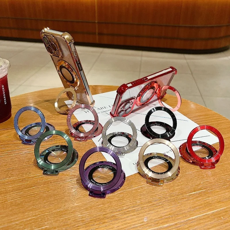 Universal Luxury Magnetic Ring Stand Phone Case Holder Cover